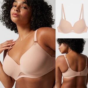 Soma 38DDD Bodify Perfect Coverage Blush Bra, like new